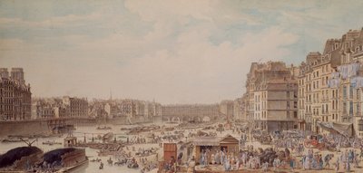 Il Port au Ble e il Pont Notre-Dame, 1782 da Louis Nicolas de Lespinasse